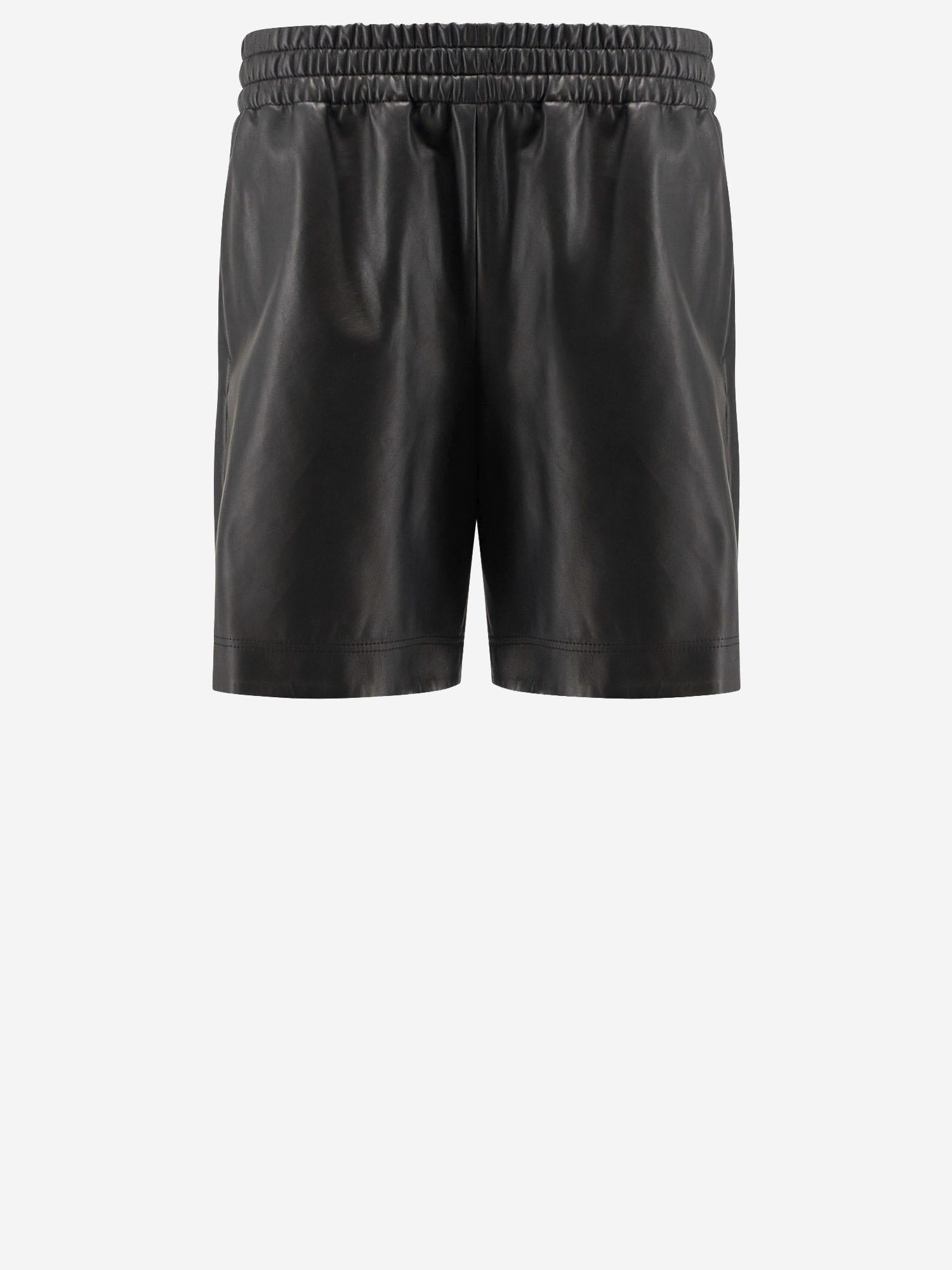 PANTALONI CORTI IN PELLE 832983 XNA7N1000 GUCCI 