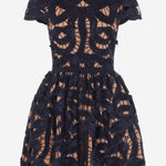 ABITO IN COTONE CON RICAMI PF25013SBL BLUE SELF PORTRAIT 