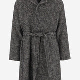 CAPPOTTO IN MISTO COTONE E LANA SALOMONS M50014N1181 TAGLIATORE 