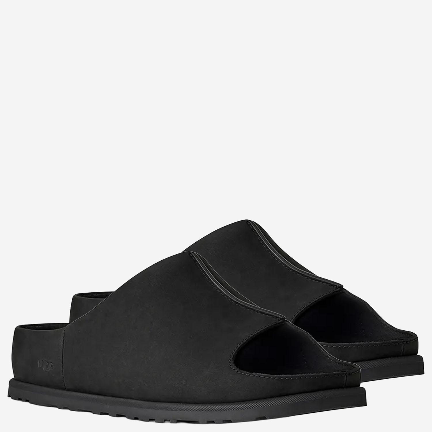 SANDALI OTZO IN SUEDE CON LOGO 1177351 BLK UGG 