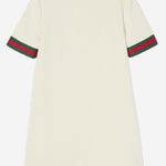 ABITO IN JERSEY DI COTONE CON MORSETTO 718772 XJHR99908 GUCCI KIDS 