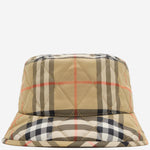 CAPPELLO BUCKET TRAPUNTATO A FERRO DI CAVALLO 8125533 SANDIPCHECK BURBERRY 