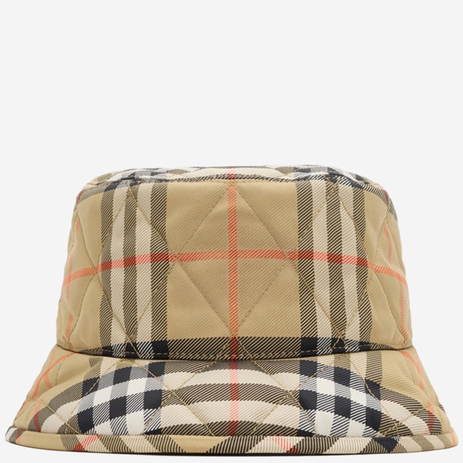 CAPPELLO BUCKET TRAPUNTATO A FERRO DI CAVALLO 8125533 SANDIPCHECK BURBERRY 