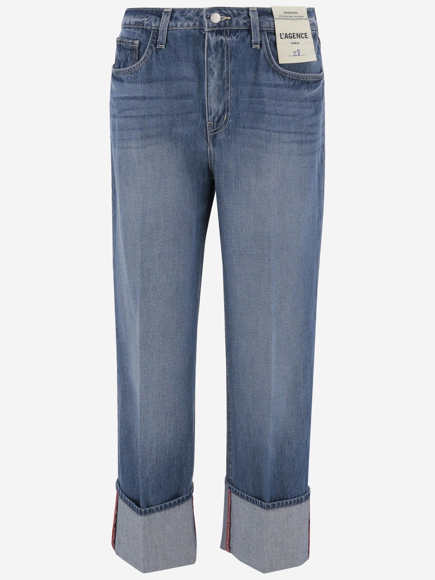 JEANS IN DENIM CON RISVOLTO 2915YRO BREN LAGENCE 