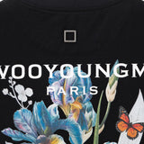 T-SHIRT IN COTONE CON STAMPA POSTERIORE M261TS06 708B WOOYOUNGMI 