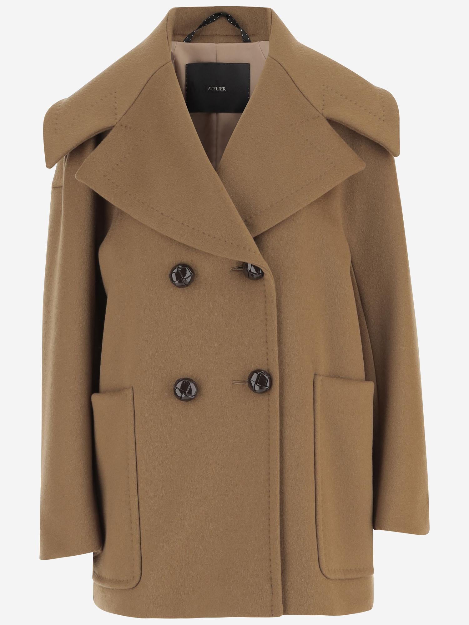 CAPPOTTO DOPPIOPETTO IN CASHMERE CON REVERS AMPI MARIO 028 MAX MARA 