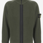 MAGLIONE CON ZIP IN LANA VERGINE 5100012 S0C02V0054 STONE ISLAND KIDS 