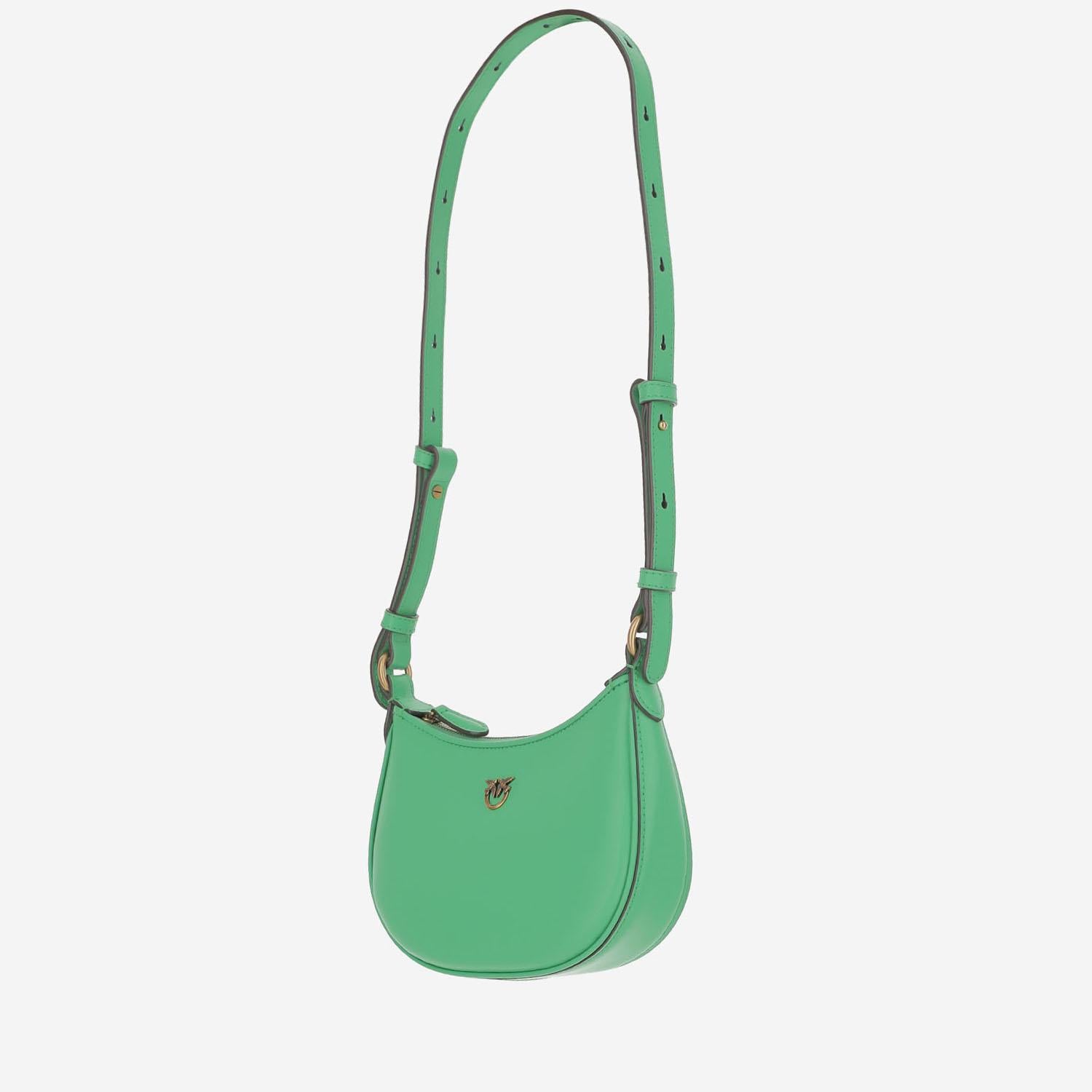 BORSA A SPALLA BABY HALF MOON IN PELLE 103538 A0F1U59Q PINKO 
