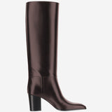 STIVALI JULIA 70 IN PELLE 818207 AAEHR6033 SAINT LAURENT 