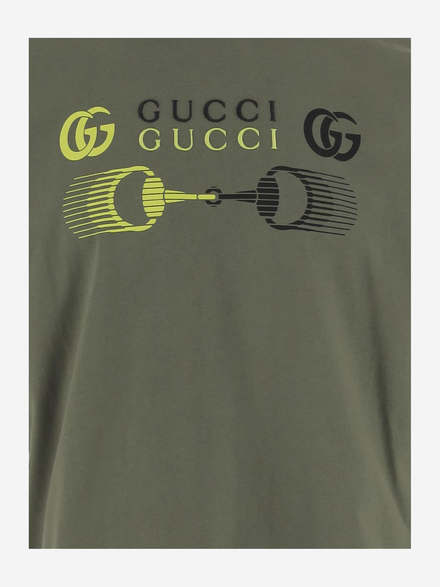 T-SHIRT IN COTONE CON LOGO 796395 XJHC93254 GUCCI 