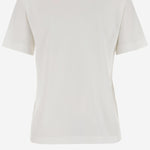 T-SHIRT IN COTONE CON LOGO 8116161 CHALK BURBERRY 