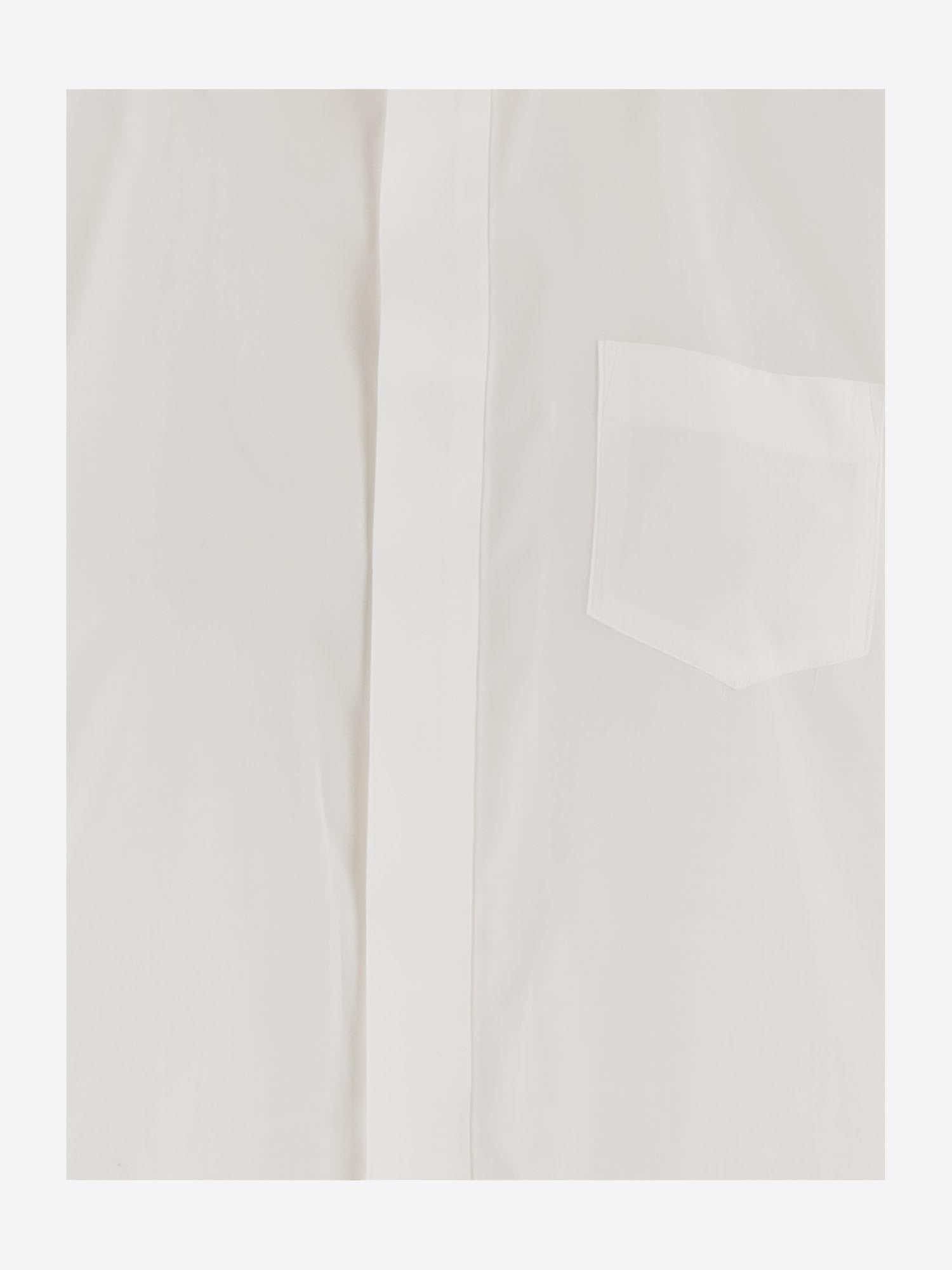 CAMICIA IN MISTO COTONE CON PIEGHE POSTERIORI 08395 151 SACAI 