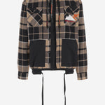 GIACCA IN MISTO COTONE CON STAMPA POSTERIORE 03GUSTAVOVERSHIRT CHOCOLATE APRES SURF 