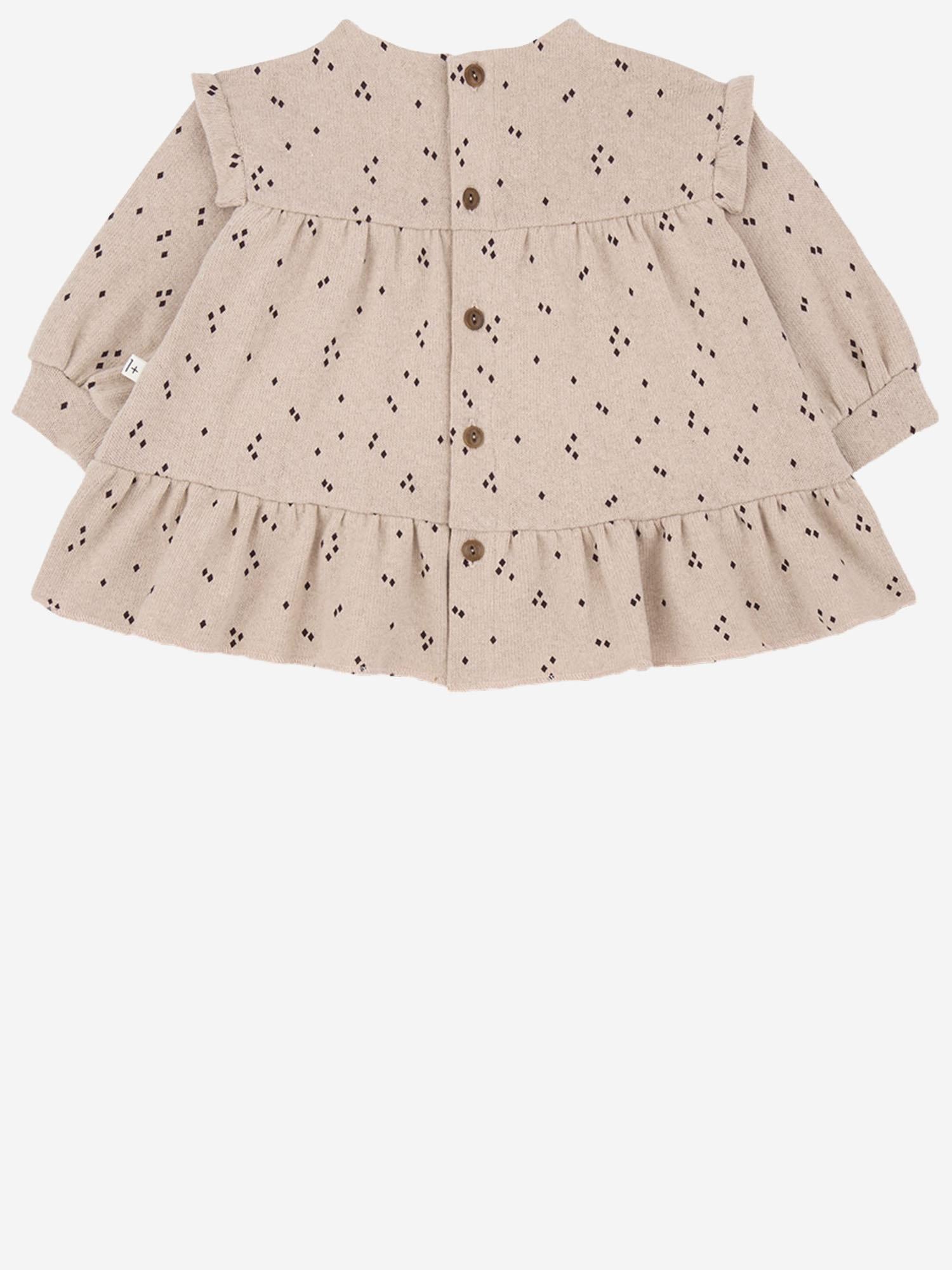 Abito con fantasia puntinata 25W171 NUDE 1+ IN THE FAMILY KIDS 
