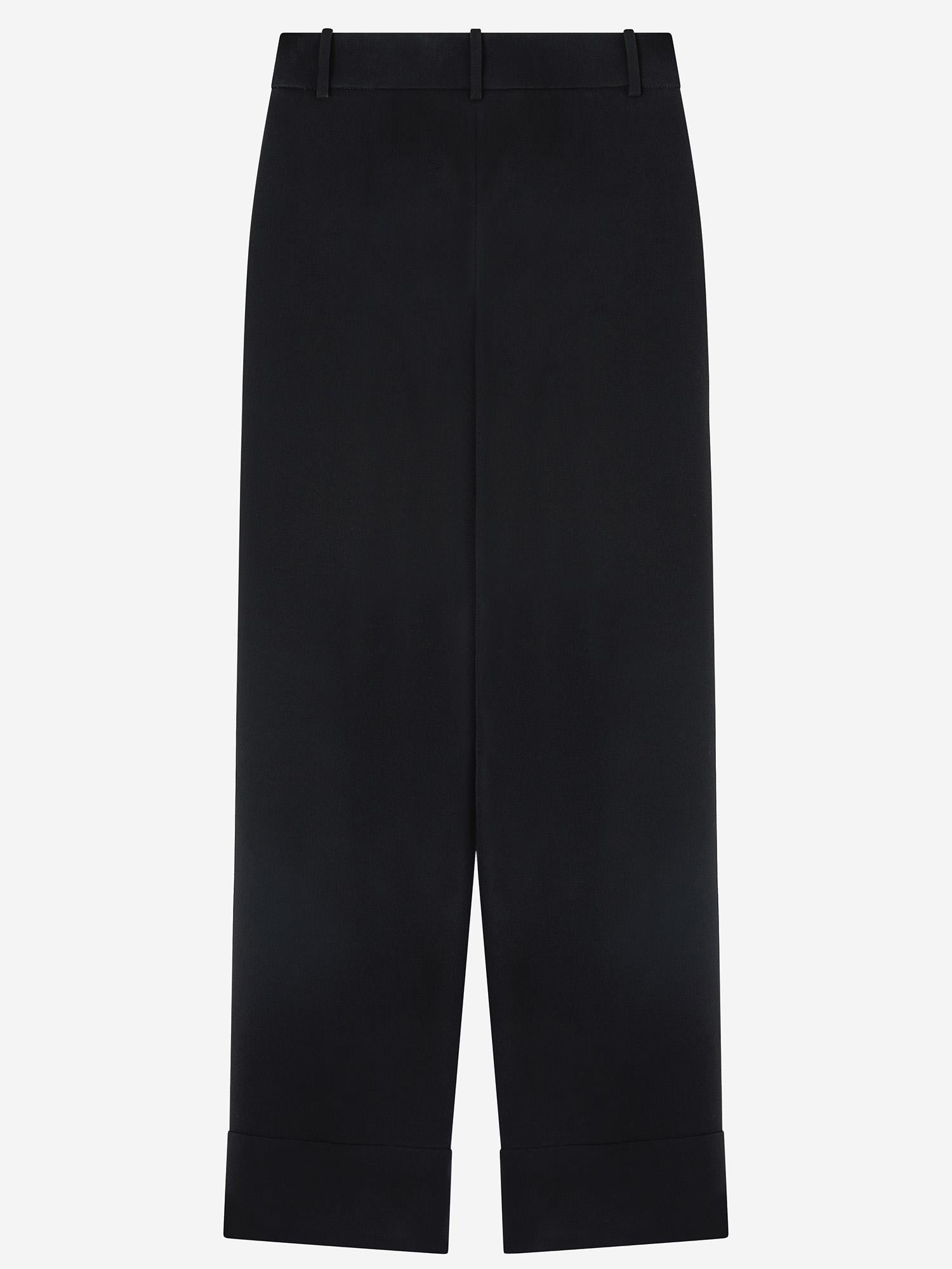 PANTALONI CON PINCES IN CADY DI SETA GW002497 TE10071UC001 GIORGIO ARMANI 