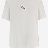 T-SHIRT IN COTONE CON LOGO TSU00320AJ00285 1NG JACQUEMUS 