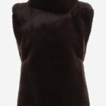 GILET IN PELLICCIA SINTETICA WJA23 FLT070080 DARKPARK 