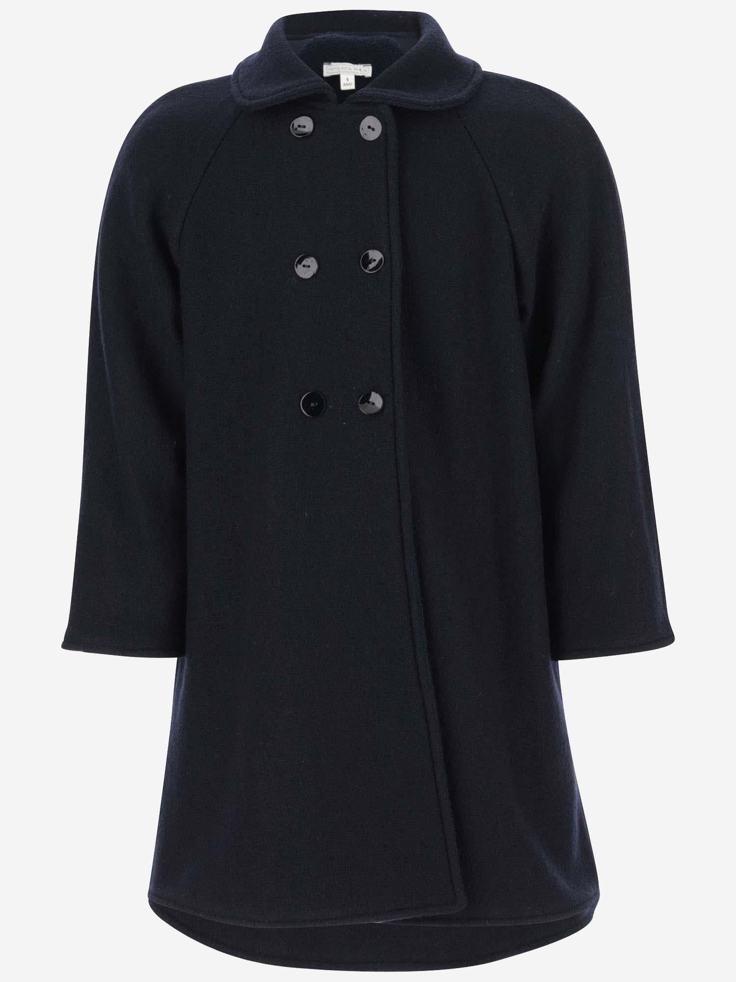 CAPPOTTO DOPPIOPETTO IN LANA DAVOS 107 NICOLETTA FANNA KIDS 