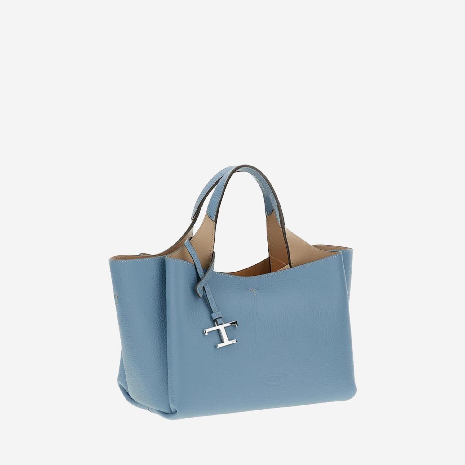 BORSA A MANO IN PELLE CON LOGO XBWAPAJ0200QRI 159D TODS 