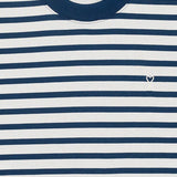 T-SHIRT IN COTONE A RIGHE UTS374JE0210 A044 AMI 