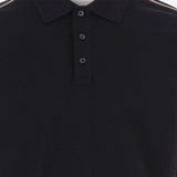 POLO IN COTONE CON BANDA TRICOLORE 8A00031 89A1677X MONCLER 