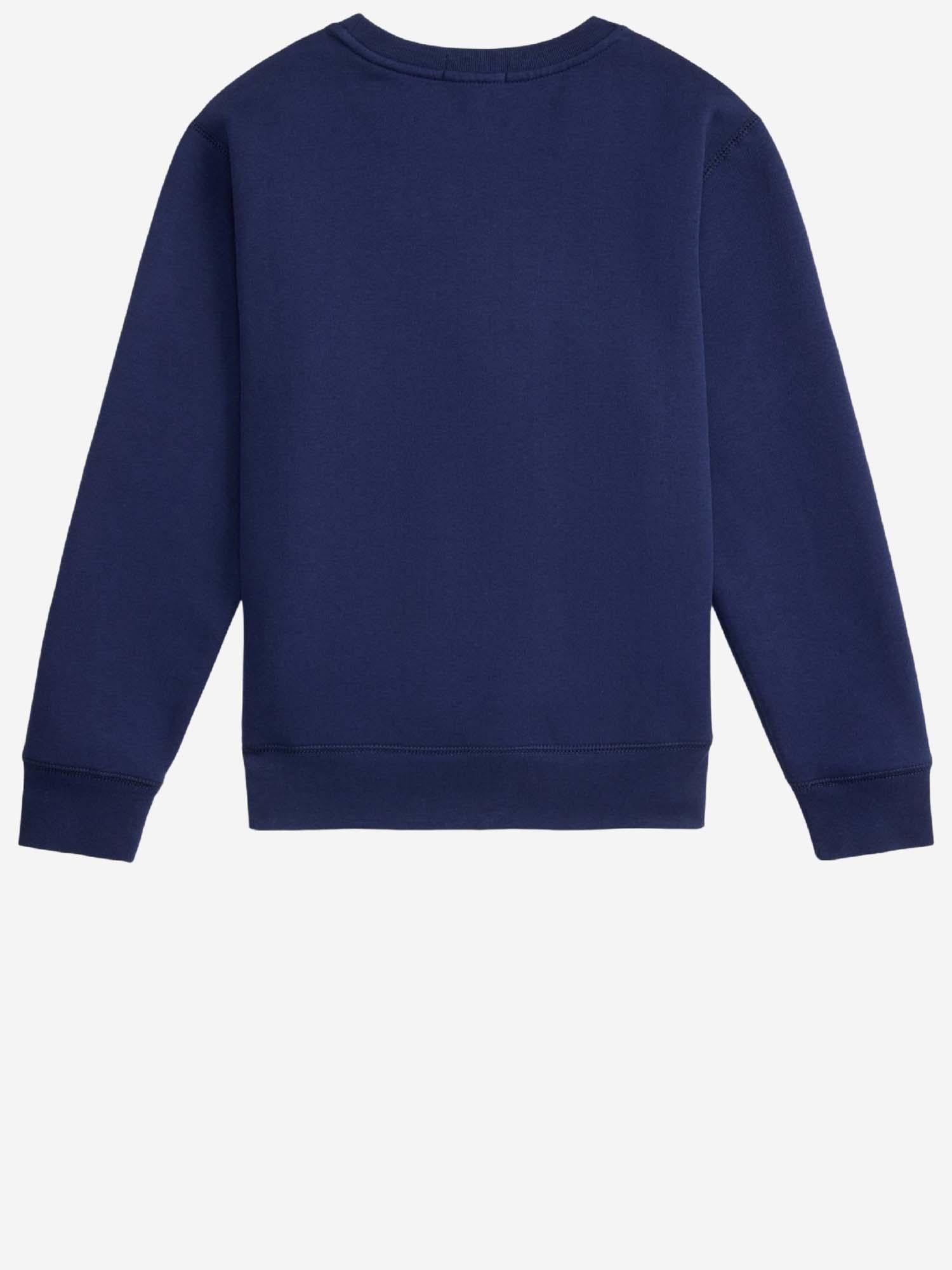 FELPA IN MISTO COTONE CON STAMPA POLO BEAR 323A12429 001 POLO RALPH LAUREN KIDS 