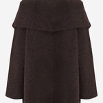 CAPPOTTO IN MISTO BABY ALPACA E LANA MERINO AW25C1180Y119 MERLOT LAUREN MANOOGIAN 