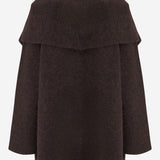 CAPPOTTO IN MISTO BABY ALPACA E LANA MERINO AW25C1180Y119 MERLOT LAUREN MANOOGIAN 