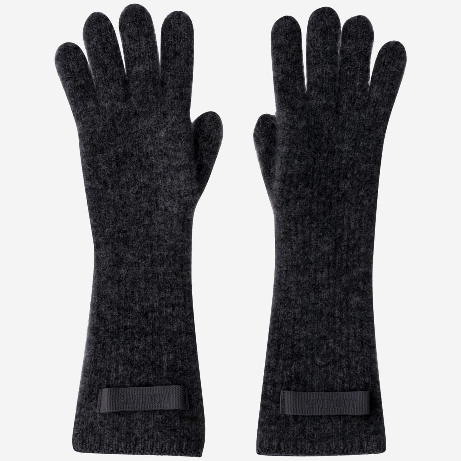 GUANTI IN MISTO LANA CON LOGO ACU00668AK00227 990 JACQUEMUS 