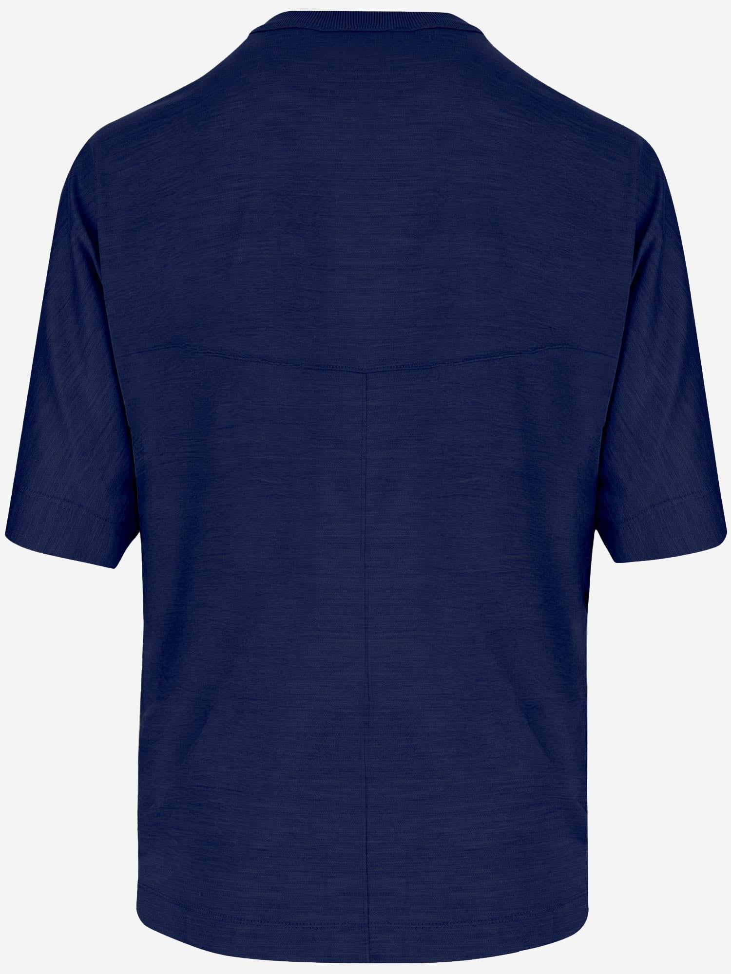 T-SHIRT IN SETA 6252K21117 MIDNIGHT CARVEN 