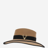 CAPPELLO fedora IN LANA CAMELOVALADO NATURAL ALEXIA ALVAREZ DE TOLEDO 