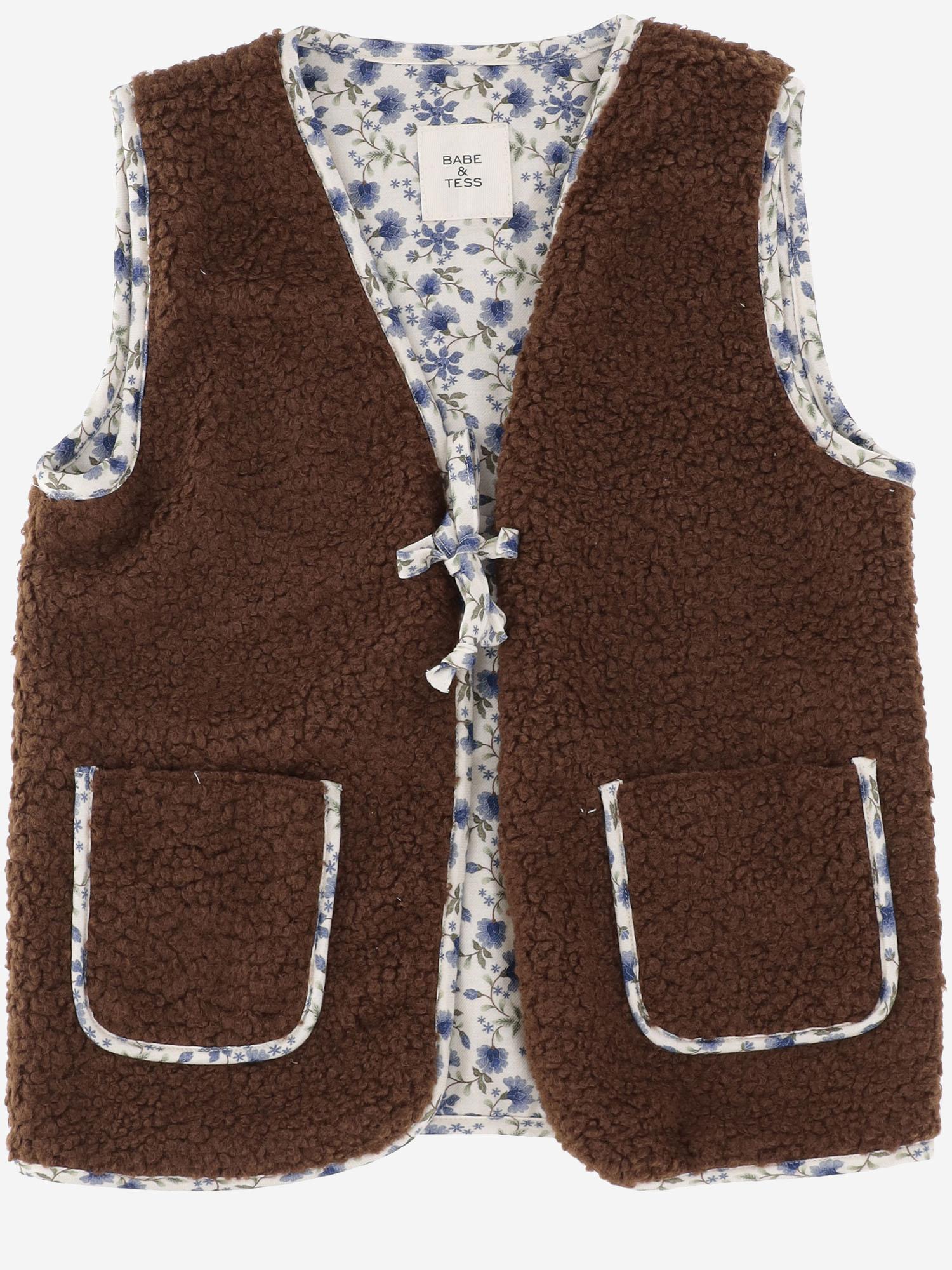 GILET IN PELLICCIA SINTETICA 16548060 288 BABE & TESS KIDS 