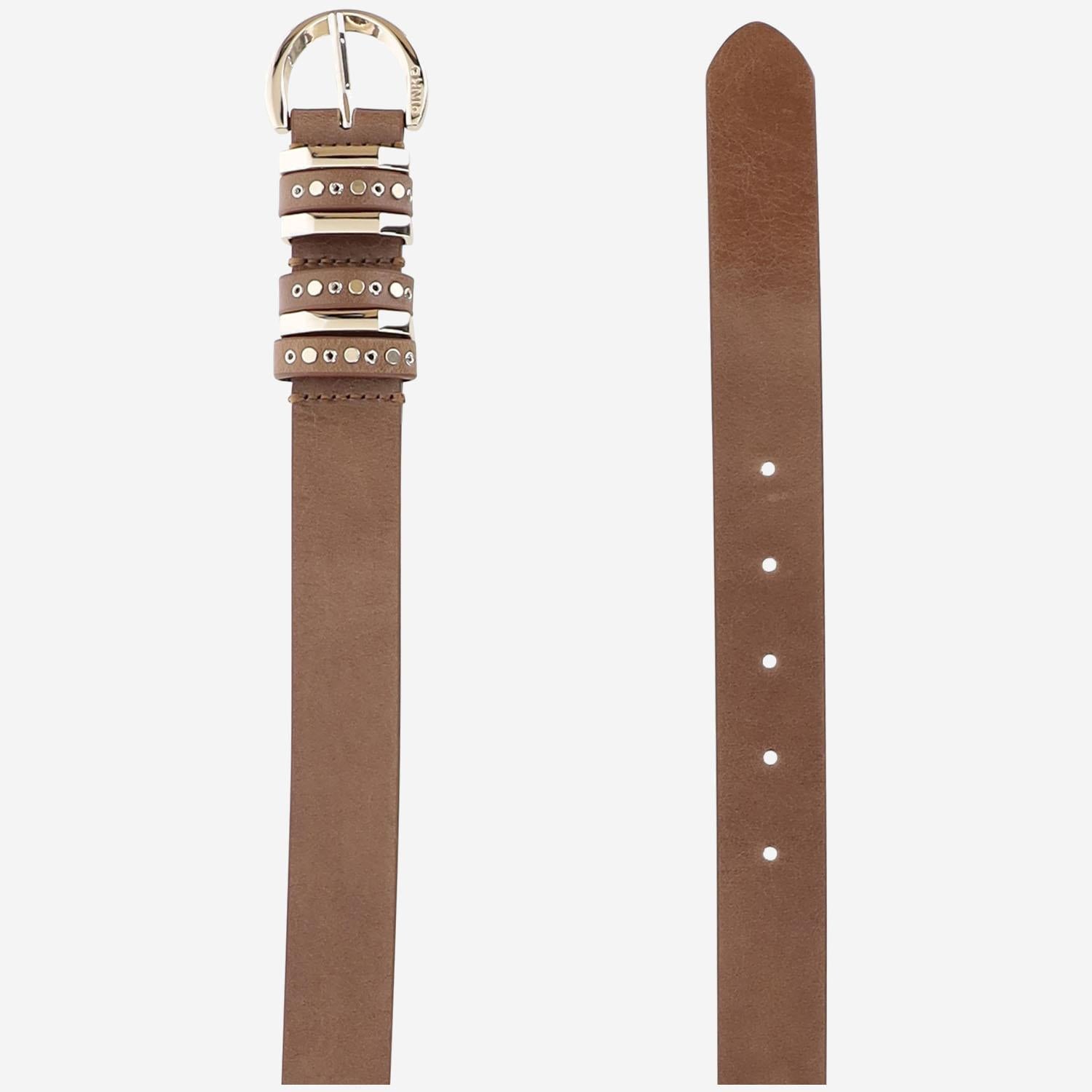 CINTURA IN PELLE CON BORCHIE 106426 A2QKL17L PINKO 