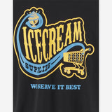 T-SHIRT IN COTONE CON LOGO IC25349 BLACK ICECREAM 