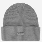 BEANIE IN MISTO VISCOSA CON LOGO 105993 A2Z4II2 PINKO 