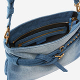 BORSA A SPALLA PICCOLA BELT BAG MINI IN DENIM 106177 A31GPJDQ PINKO 