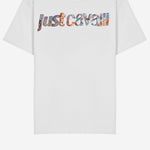 T-SHIRT IN COTONE CON LOGO 80PAHT03 CJ500003 JUST CAVALLI 