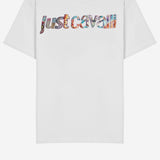 T-SHIRT IN COTONE CON LOGO 80PAHT03 CJ500003 JUST CAVALLI 