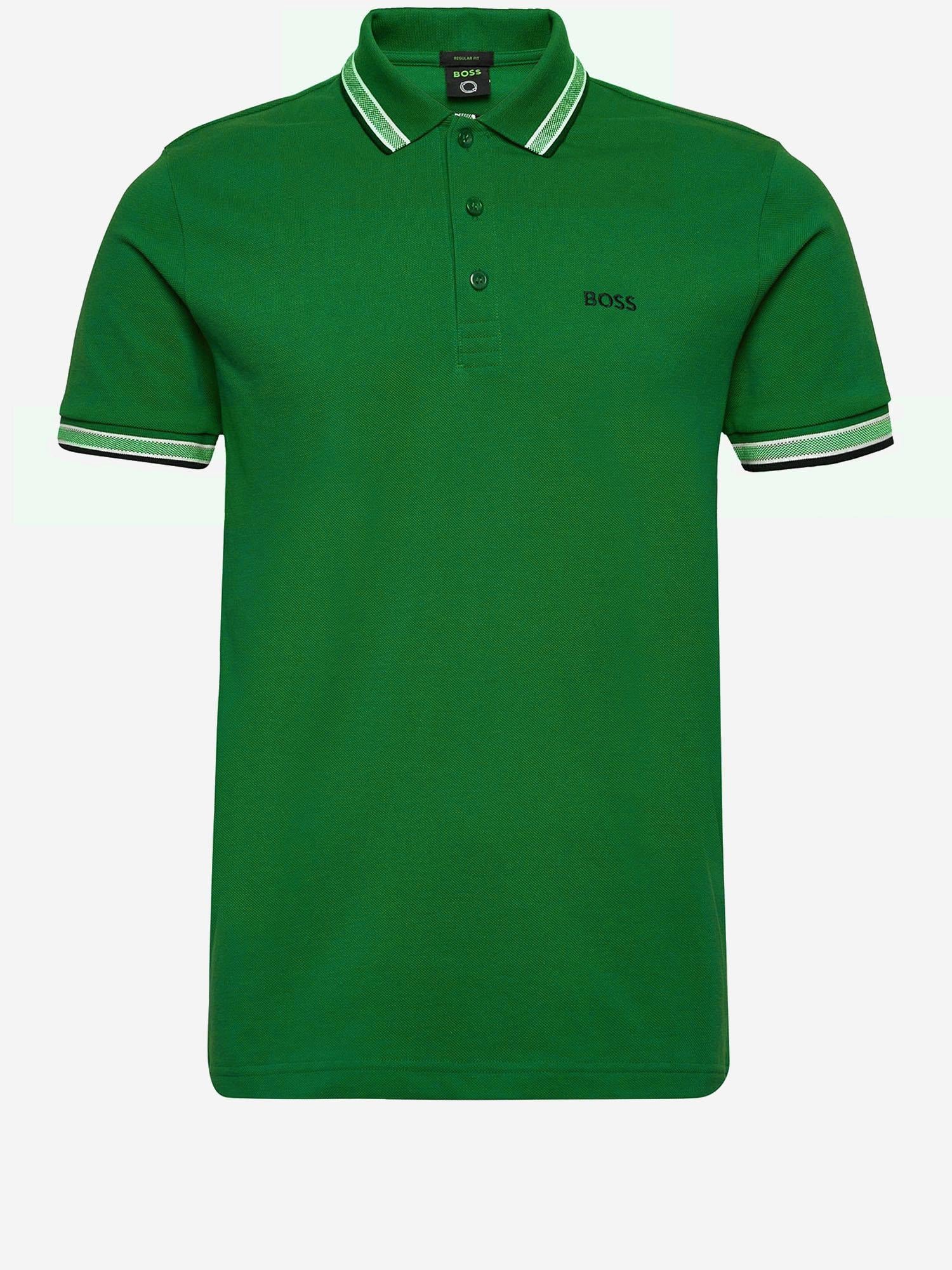 Polo in piqué di cotone con logo 50469055 320 HUGO BOSS 