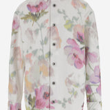 CAMICIA IN DENIM DI COTONE CON MOTIVO FLOREALE S359Y50XA0 2102 LOEWE 
