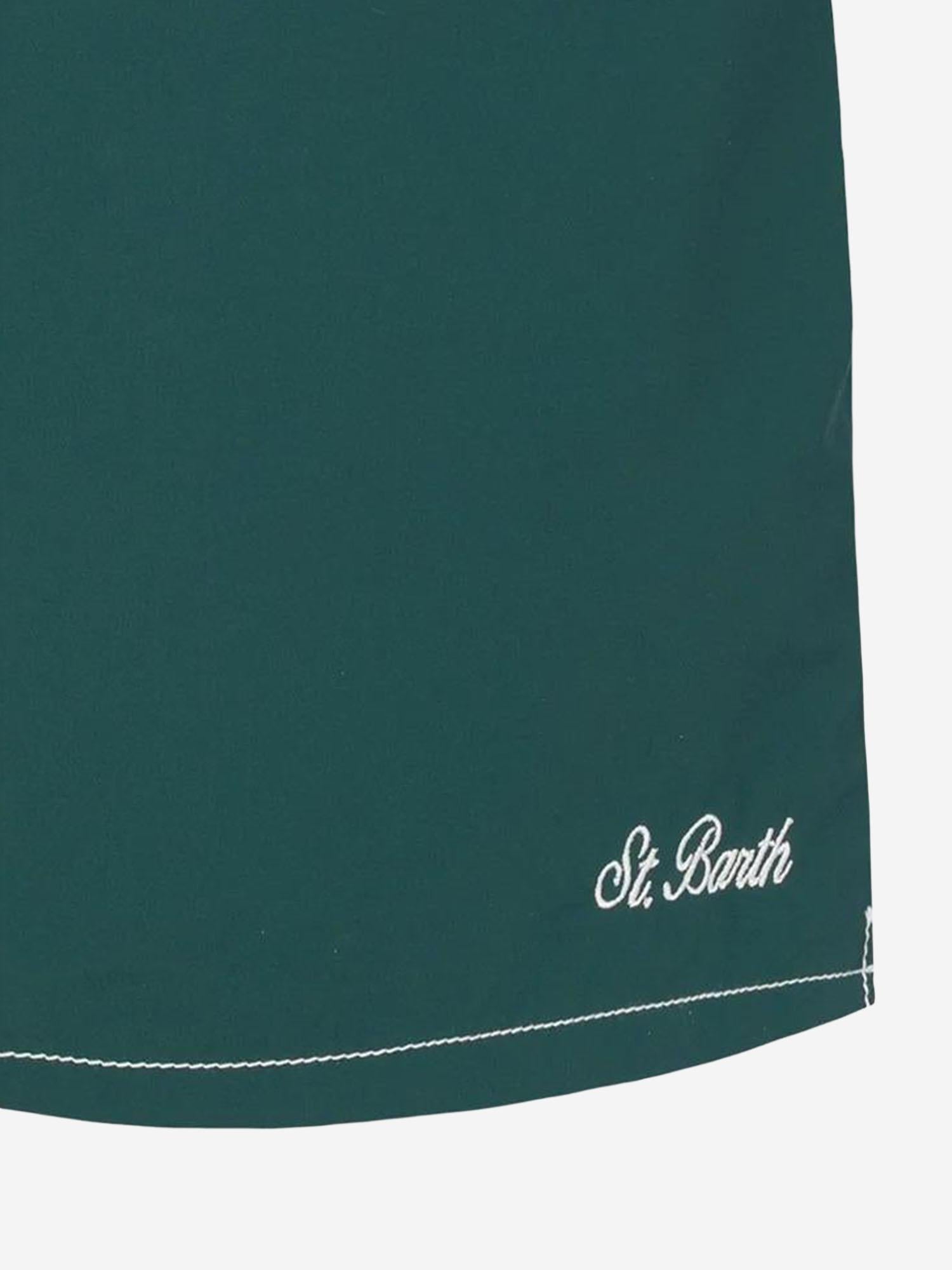 SHORTS DA BAGNO IN NYLON CON LOGO PATM001 00217L MC2 SAINT BARTH 