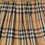 PANTALONI CORTI IN COTONE CON MOTIVO CHECK 8117159 SANDIPCHECK BURBERRY KIDS 