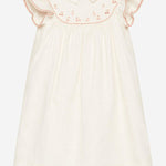 ABITO IN COTONE CON RICAMO LOGO S06GDRW00051 103 BONPOINT KIDS 
