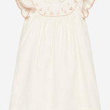 ABITO IN COTONE CON RICAMO LOGO S06GDRW00051 103 BONPOINT KIDS 