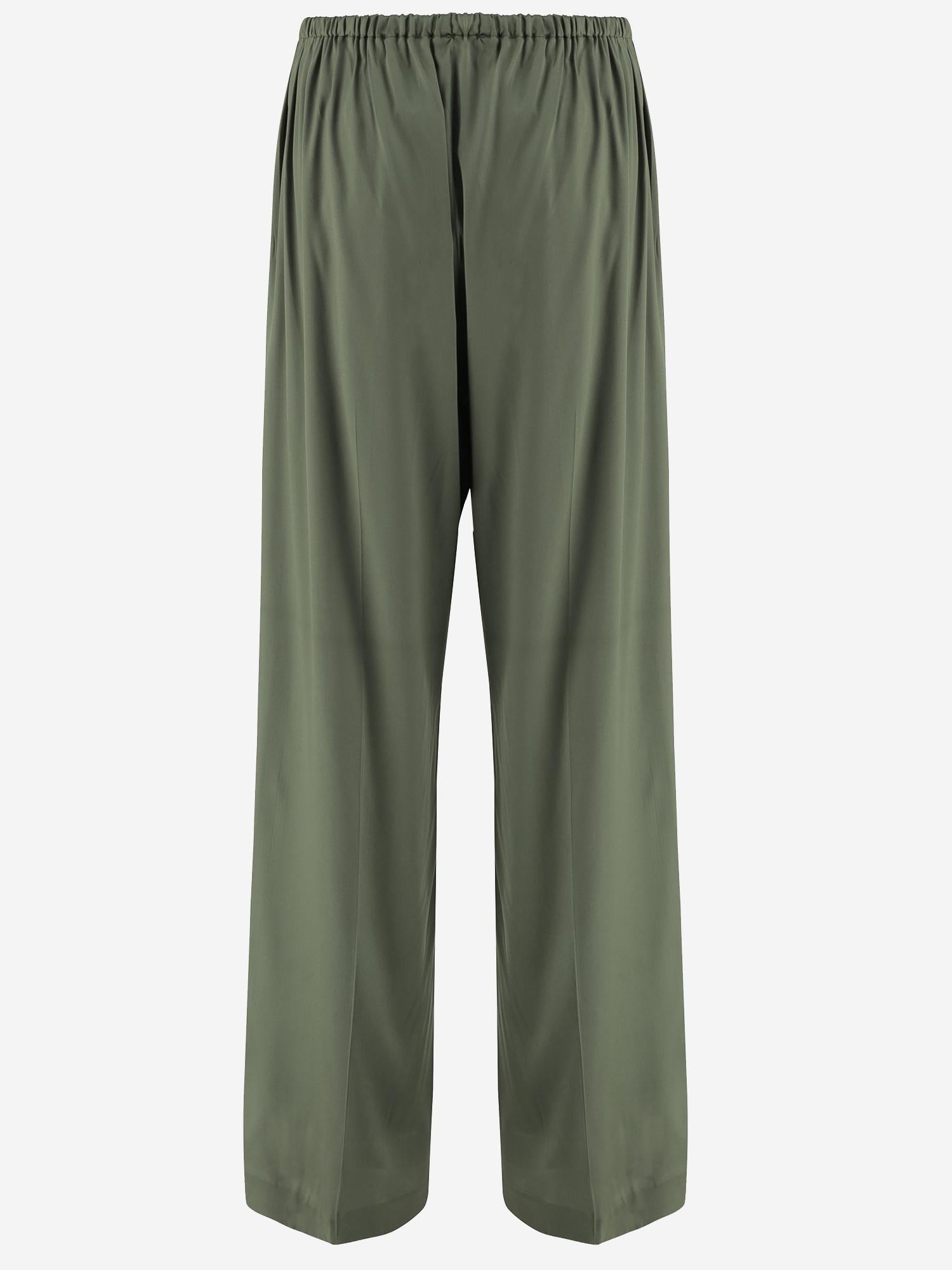 PANTALONI IN SETA STRETCH 010915 2032606 DRIES VAN NOTEN 