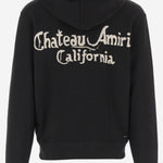 FELPA CON CAPPUCCIO IN COTONE CON ZIP AMTOJR 1098001 AMIRI 