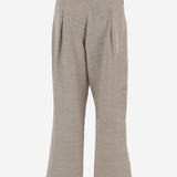 PANTALONI OVERSIZE IN LANA CON COULISSE WTR42 FAW280085 DARKPARK 