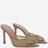 Mules Alexa in mesh ALEXAMESHSLIPPER 95TAUPE AMINA MUADDI 