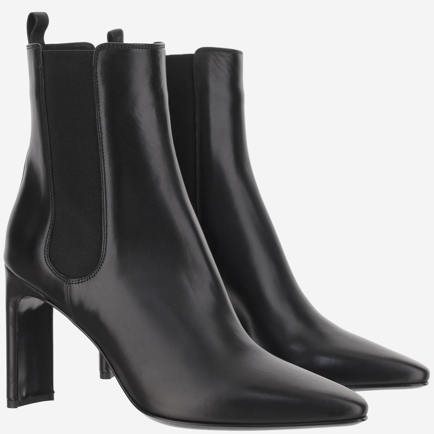 Stivali Kaliope in pelle 4849 NERO SARTORE 