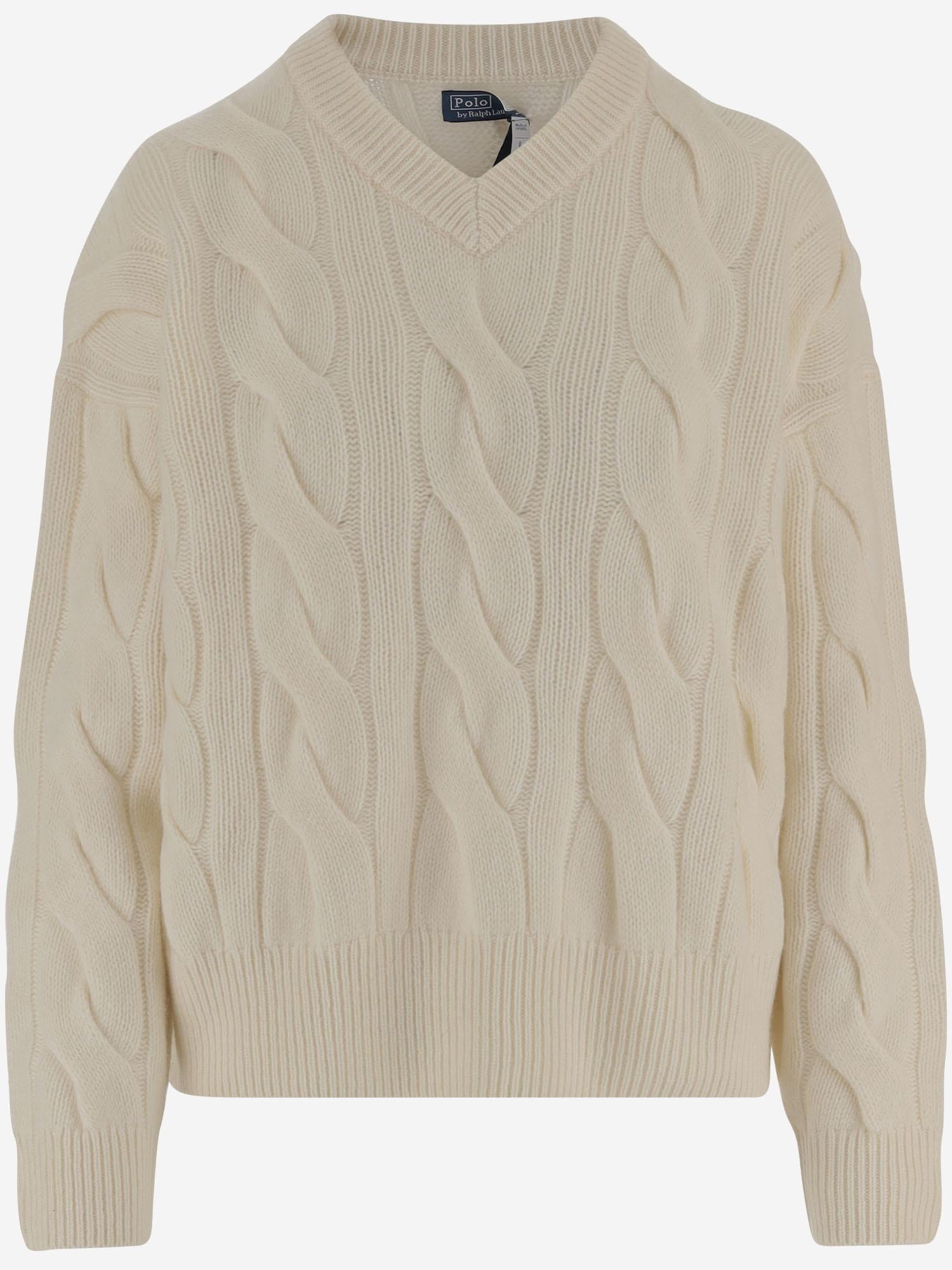 MAGLIA IN LANA E CASHMERE 211972127 001 POLO RALPH LAUREN 
